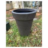 Large Black Planter