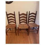 3 Wood Chairs