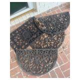 4 Rubber Door Mats