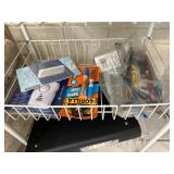 4 Shelf Rolling Cart and Contents