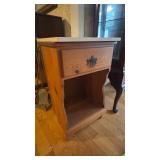small marble-top washstand or bedside cabinet