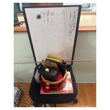 Various Office Supplies and Chair
