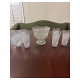 Drinking Glass set and bowl