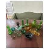 Green/Amber Glass Lot