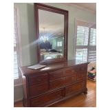 Dresser and Mirror Combo