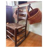 Rocking Chair & Baskets