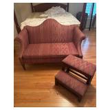 Love seat and stool