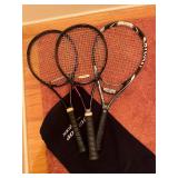 Set of 3 Tennis Rackets