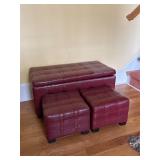 Storage and stool set