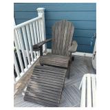 Wood Adirondack chair