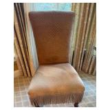 Newly reupholstered bedroom chairs