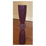 Purple vase