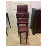 vintage-style nesting table set