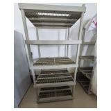 Heavy duty plastic shelves