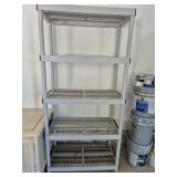 Heavy duty plastic shelves