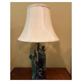 Peacock lamp