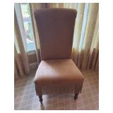 Newly upholstered bedroom chair