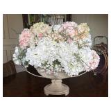 Decorative centerpiece in handled vase