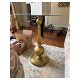 Beveled glass top table