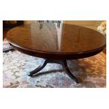 66" round Theodore Alexander formal dining table