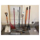 Assortment of yard tools