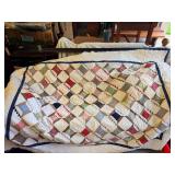 Handmade quilt, rug grabber