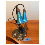American Deluxe double tulip lily pad lamp