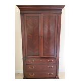 Beautiful mahogany armoir wardrobe closet
