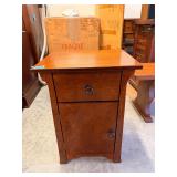 1 drawer side table