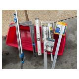Assortment of clamps & squares