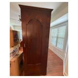 Large 3 drawer wardrobe w/ solid mahogany door