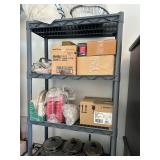 5 Tier Shelving and Contents
