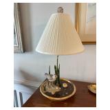 Vintage Coastal Diorama Table Lamp
