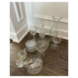 Assorted Cut Glass Lot