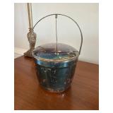 Vintage Mid Century Silver Toned Ice Bucket