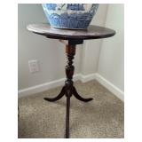Round Wooden Side Table