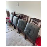 Set of 4 Folding Chairs with Table