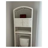 Wicker Over the Toilet Organizer