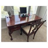 Chippendale-style Mahogony Writing Desk Features I