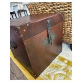 Vintage Square Trunk End Table