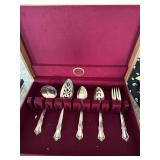 Assorted Utensils with Silverware Chest