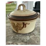 Vintage Handmade Studio Pottery Lidded Pot