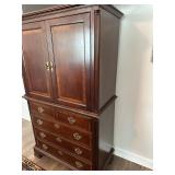 Vintage Cherry Wooden Wardrobe
