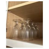 Set of 12 Gold Rim Glasses