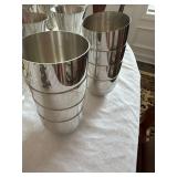Holland Set of 8 Silver Toned Cups