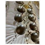 Set of 8 Pewter Goblets