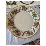 LENOX Christmas Plate Set of 12 Made in the USA