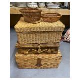 Assorted Picnic and Wicker Baskets