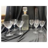 Glasses and Decanter