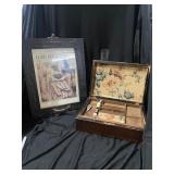 Sewing Box and Good Housekeeping Frames Work